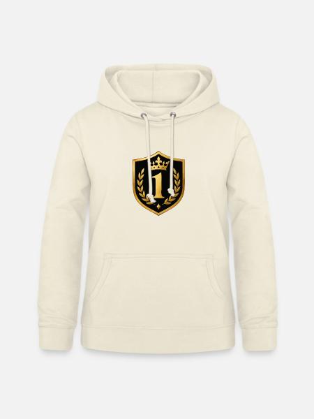 wappen-zahl-1 - Frauen Hoodie - Vanille-Milchshake