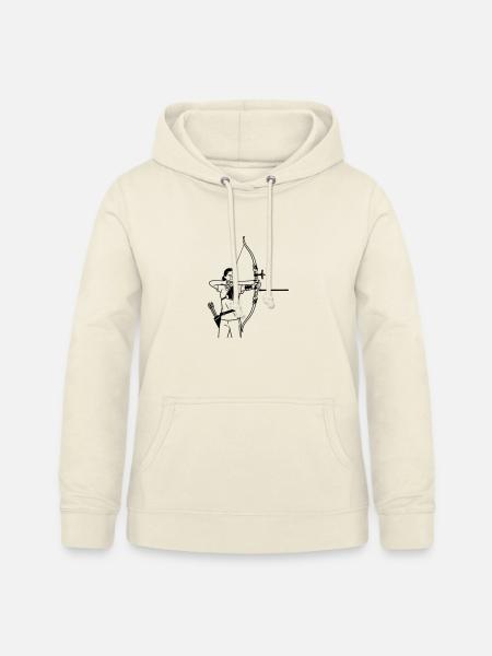 Bogenschießen - Frauen Hoodie - Vanille-Milchshake