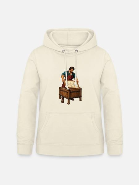 Schatzkarte im TruhenDesign - Frauen Hoodie - Vanille-Milchshake