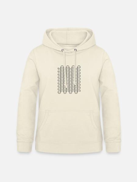 Wellenmuster - Frauen Hoodie - Vanille-Milchshake