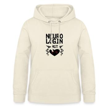 Neurologin mit Herz Geschenk - Frauen Hoodie - Vanille-Milchshake - Vorne - AI Model Female 172 light (172cm)