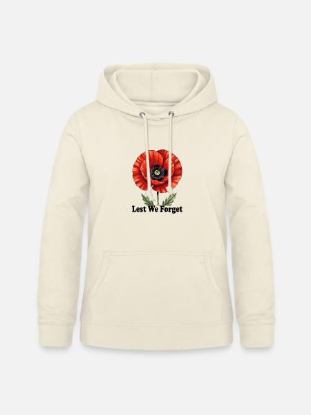 Damit wir Poppy nicht vergessen - Frauen Hoodie - Vanille-Milchshake