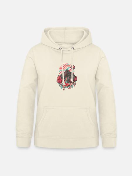 Gebirge - Frauen Hoodie - Vanille-Milchshake