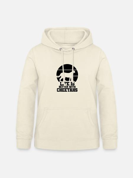 Gepard Spruch Humor - Frauen Hoodie - Vanille-Milchshake