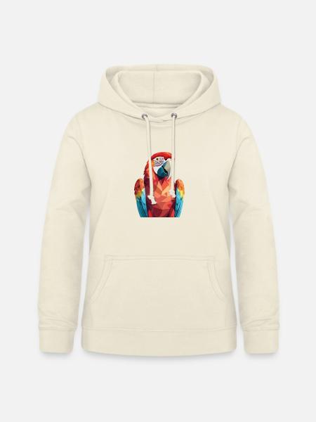 Papagei - Frauen Hoodie - Vanille-Milchshake