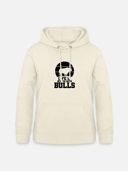 Stier Spruch Humor - Frauen Hoodie - Vanille-Milchshake