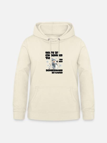 Schneemann Zeit - Snowman Time - Frauen Hoodie - Vanille-Milchshake