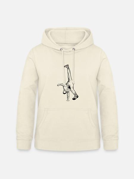 B Boy Skizze - Frauen Hoodie - Vanille-Milchshake
