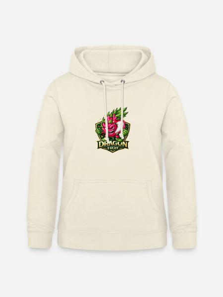 Drachenfrucht-Energetisches Maskottchen - Frauen Hoodie - Vanille-Milchshake
