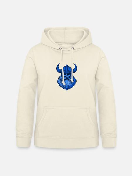 Wikinger Kopf - Frauen Hoodie - Vanille-Milchshake