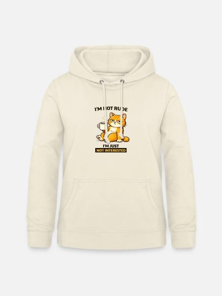 Mürrische Katzenkaffee-Einstellung - Frauen Hoodie - Vanille-Milchshake