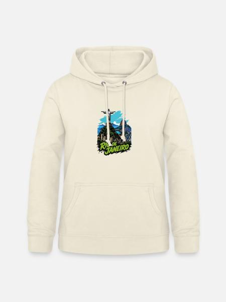 Rio de Janeiro Silhouette - Frauen Hoodie - Vanille-Milchshake