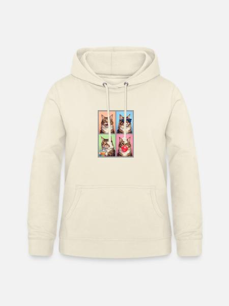 Katzen American Bobtail Katze - Frauen Hoodie - Vanille-Milchshake