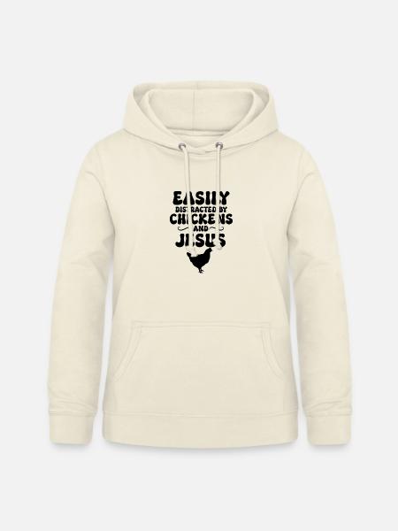Huhn Jesus Humor - Frauen Hoodie - Vanille-Milchshake