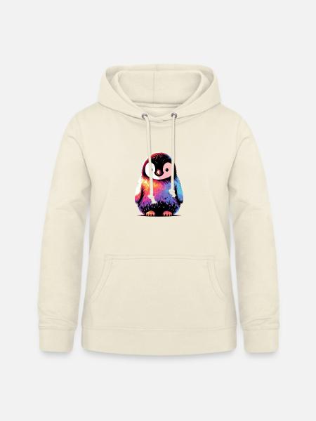 Pinguin - Frauen Hoodie - Vanille-Milchshake