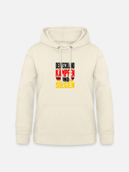 Deutschland Fan - Frauen Hoodie - Vanille-Milchshake