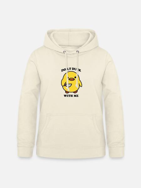 Ente lustig - Frauen Hoodie - Vanille-Milchshake