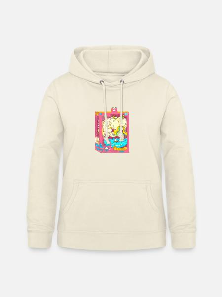 Der Drache und das Boot - Frauen Hoodie - Vanille-Milchshake