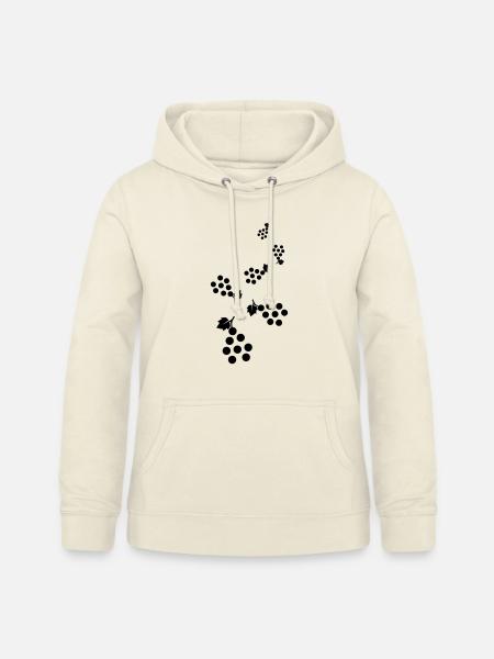 Weintrauben Symbol - Frauen Hoodie - Vanille-Milchshake