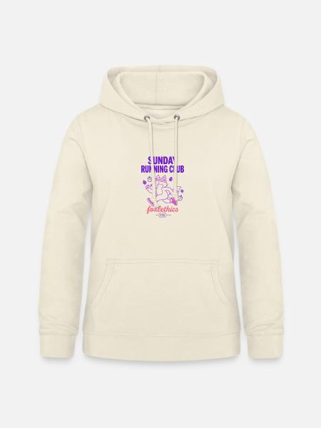 Sunday Running Club Fuchs - Frauen Hoodie - Vanille-Milchshake