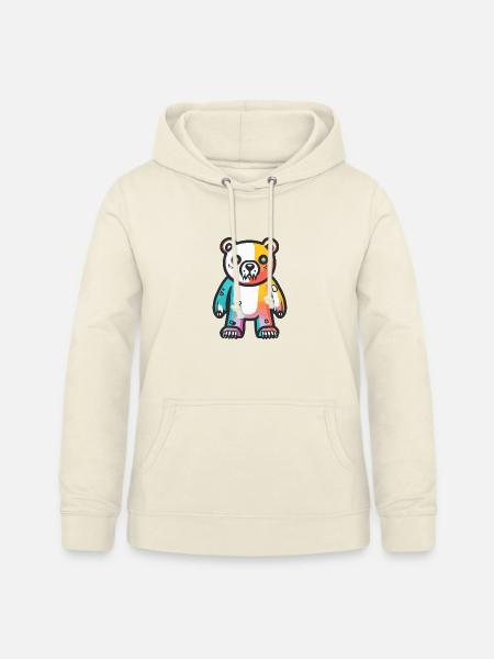 Eisbär Halloween Comic Lustig - Frauen Hoodie - Vanille-Milchshake