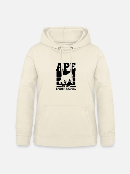 Affe Humor Spruch - Frauen Hoodie - Vanille-Milchshake