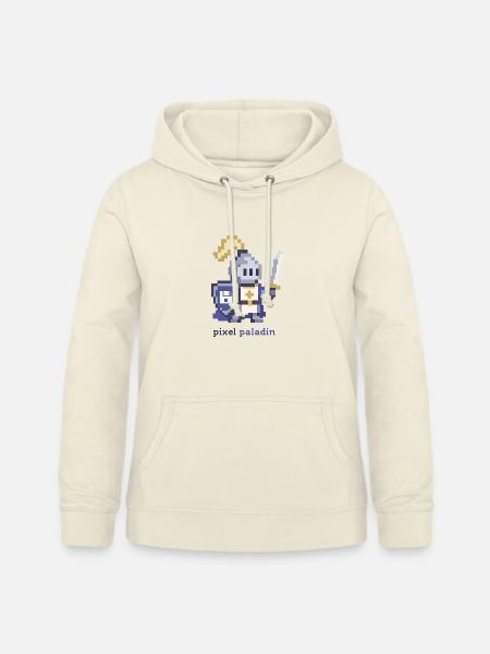 Pixel Paladin Pixelheld - Frauen Hoodie - Vanille-Milchshake