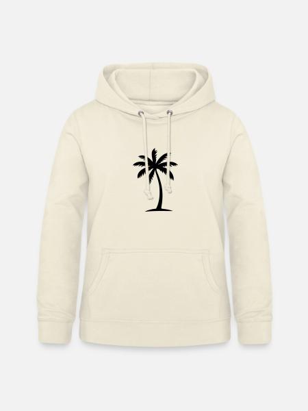 Palme Symbol - Frauen Hoodie - Vanille-Milchshake