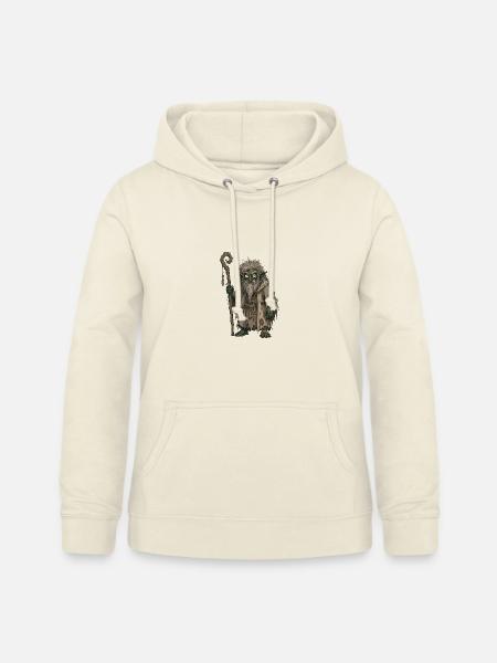 Grizzled Goblin Sage mit Stab - Frauen Hoodie - Vanille-Milchshake