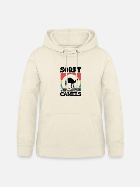 Kamel Spruch Retro - Frauen Hoodie - Vanille-Milchshake
