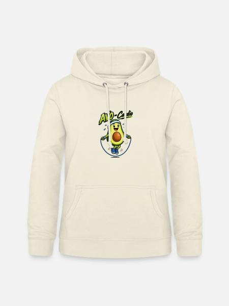 Avocado Cardio Jumping - Frauen Hoodie - Vanille-Milchshake