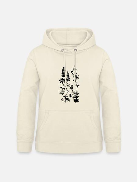 WIESENPFLANZEN - Frauen Hoodie - Vanille-Milchshake