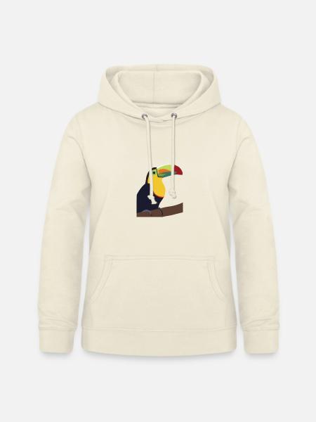 Timmy, der Toucan - Frauen Hoodie - Vanille-Milchshake