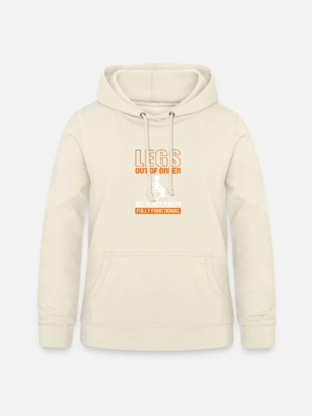 Rollstuhl - Frauen Hoodie - Vanille-Milchshake