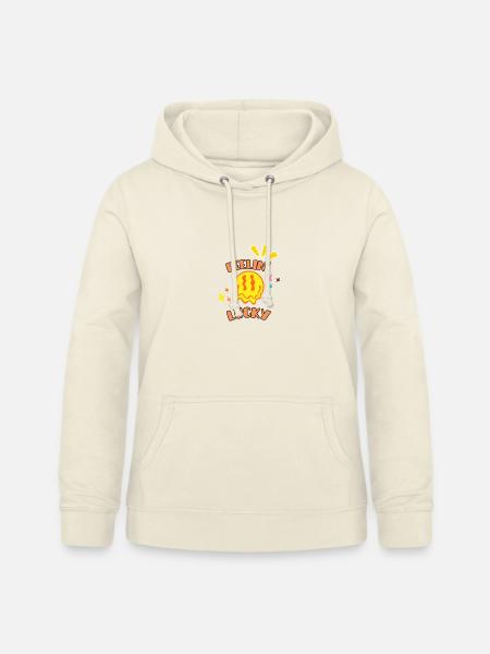 Feelin' Lucky Grafik - Frauen Hoodie - Vanille-Milchshake
