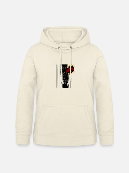 Katzen-Pop-Kunst Miau-Explosion - Frauen Hoodie - Vanille-Milchshake
