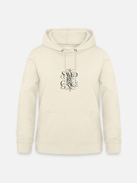 Saved_By_Grace_Black - Frauen Hoodie - Vanille-Milchshake