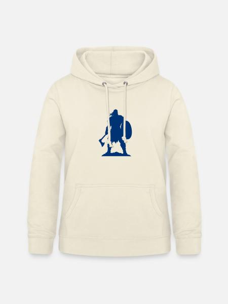 Wikinger Kämpfer Silhouette - Frauen Hoodie - Vanille-Milchshake