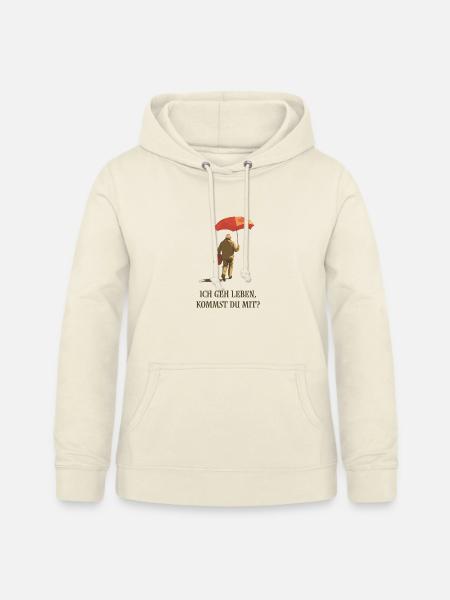 Ich geh leben - kommst du mit? - Frauen Hoodie - Vanille-Milchshake