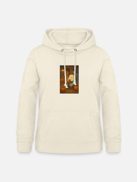 Gespenst im Herbst - Frauen Hoodie - Vanille-Milchshake