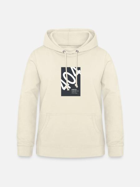 Error 404 Motivation Not Found - Frauen Hoodie - Vanille-Milchshake