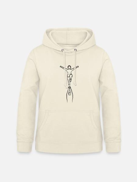 Cheerleaderin Zeichnung - Frauen Hoodie - Vanille-Milchshake