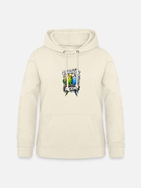 Wellensittiche Partner im Crime - Frauen Hoodie - Vanille-Milchshake
