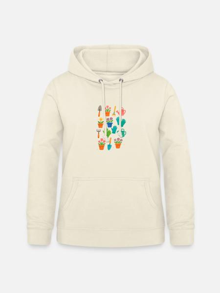 Hobbygärtner Geschenk Gärtner Blumen Pflanzen - Frauen Hoodie - Vanille-Milchshake