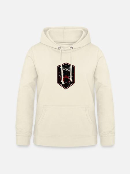 Kämpfer im Ring: Silhouette - Frauen Hoodie - Vanille-Milchshake