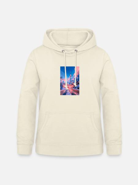 Neon Snow City Toronto - Frauen Hoodie - Vanille-Milchshake