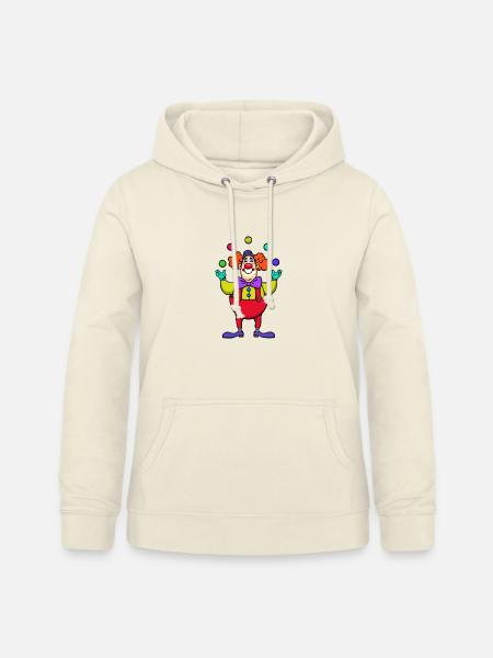 Karneval Fasching Clown - Frauen Hoodie - Vanille-Milchshake