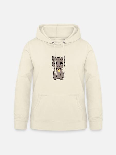 Katze Kätzchen Katzenshirt Geschenk - Frauen Hoodie - Vanille-Milchshake