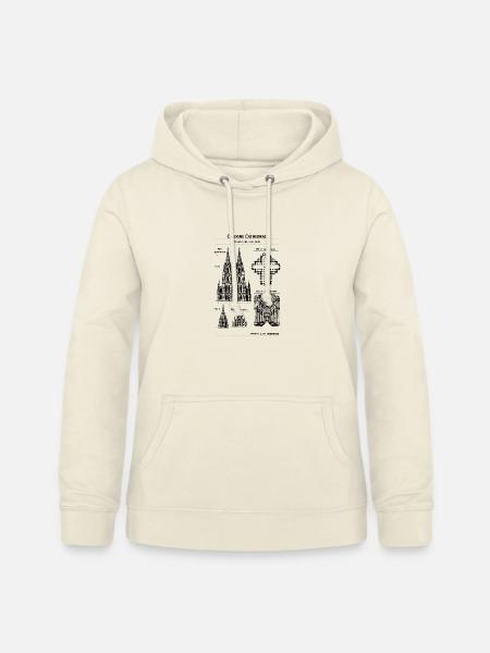 Kölner Dom - Frauen Hoodie - Vanille-Milchshake