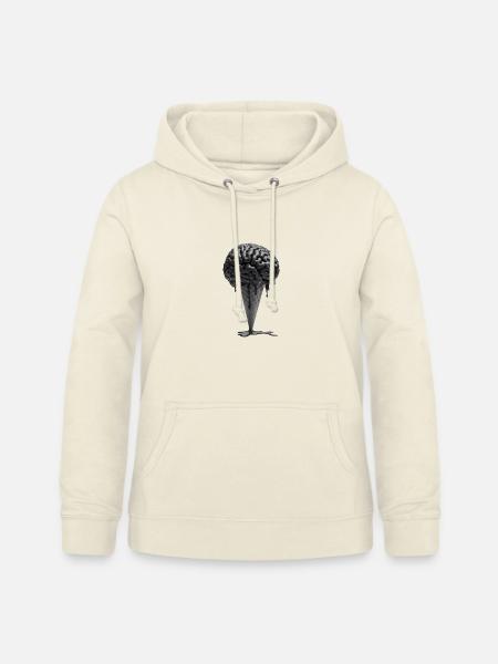 Eiskaltes Gehirn - Frauen Hoodie - Vanille-Milchshake